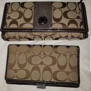 Coach Wallet and Checkbook
